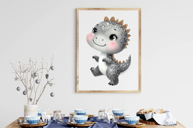 Glitter Dinosaur Clipart Bundle - CraftNest - Digital Crafting and Art