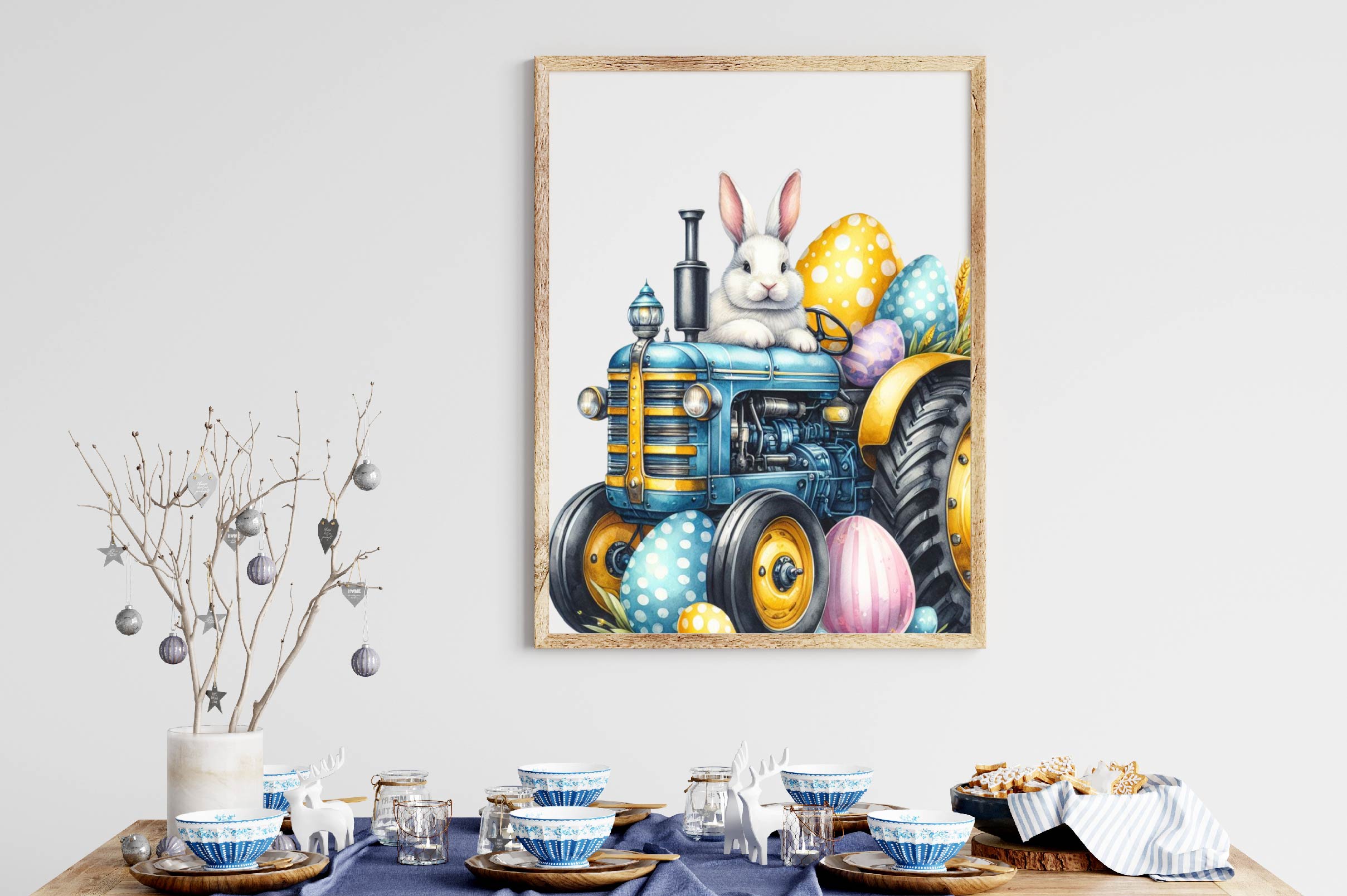 Easter Tractor Clipart Bundle - CraftNest - Digital Crafting and Art