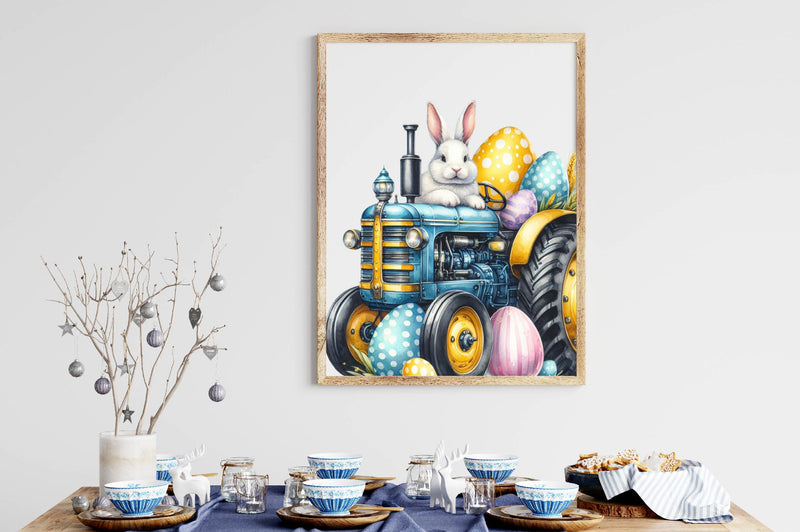 Easter Tractor Clipart Bundle - CraftNest - Digital Crafting and Art