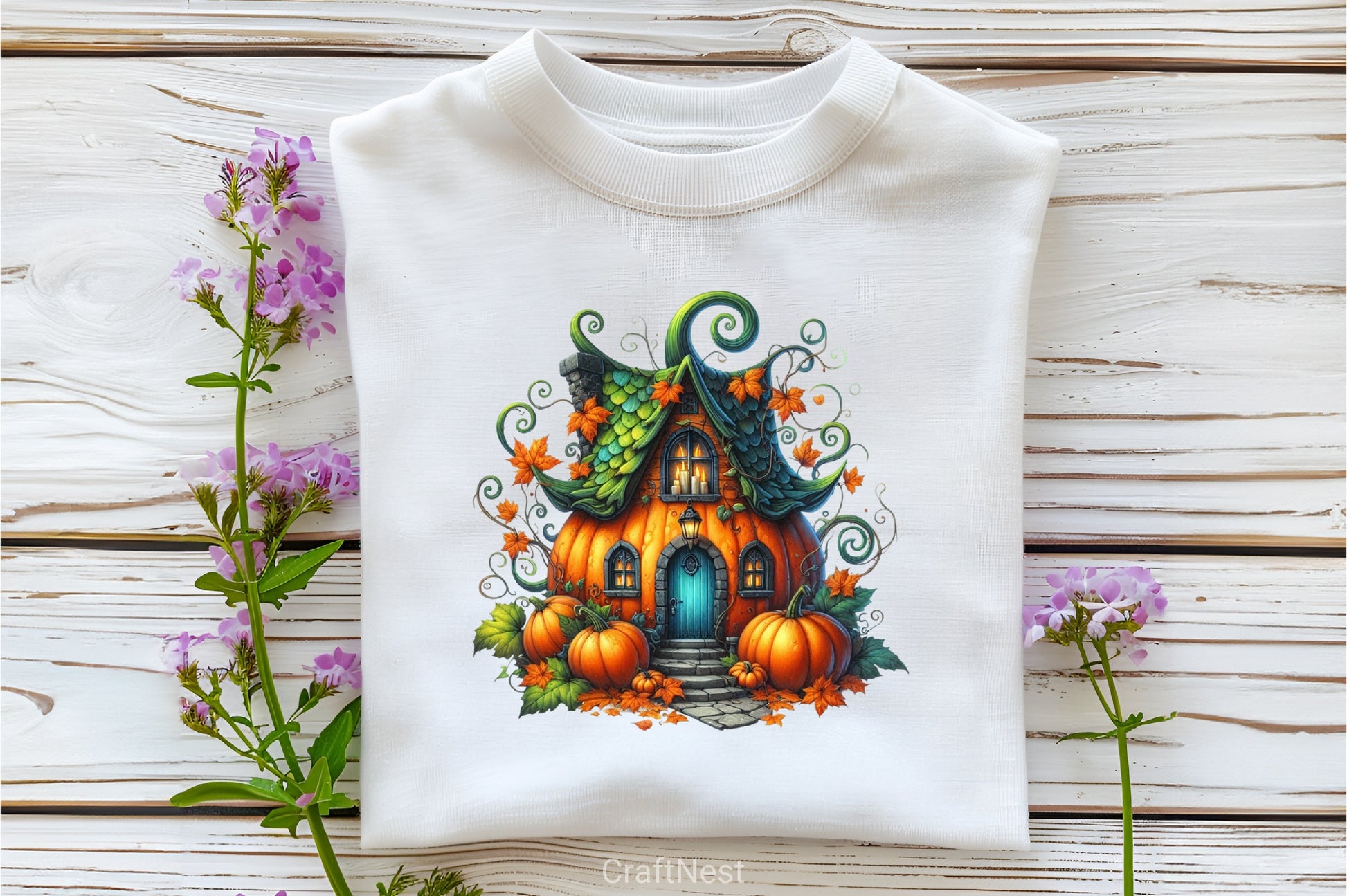 Halloween Pumpkin House Clipart Bundle 2 - CraftNest - Digital Crafting and Art