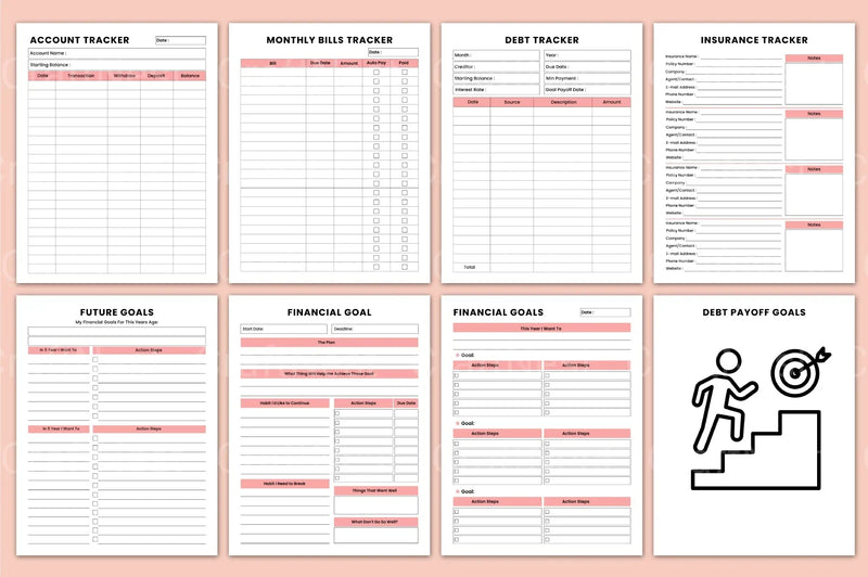 Budget Management Organizer - CraftNest - Digital Crafting and Art