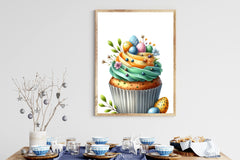 Cute Easter Cupcakes Clipart Bundle - CraftNest - Digital Crafting and Art