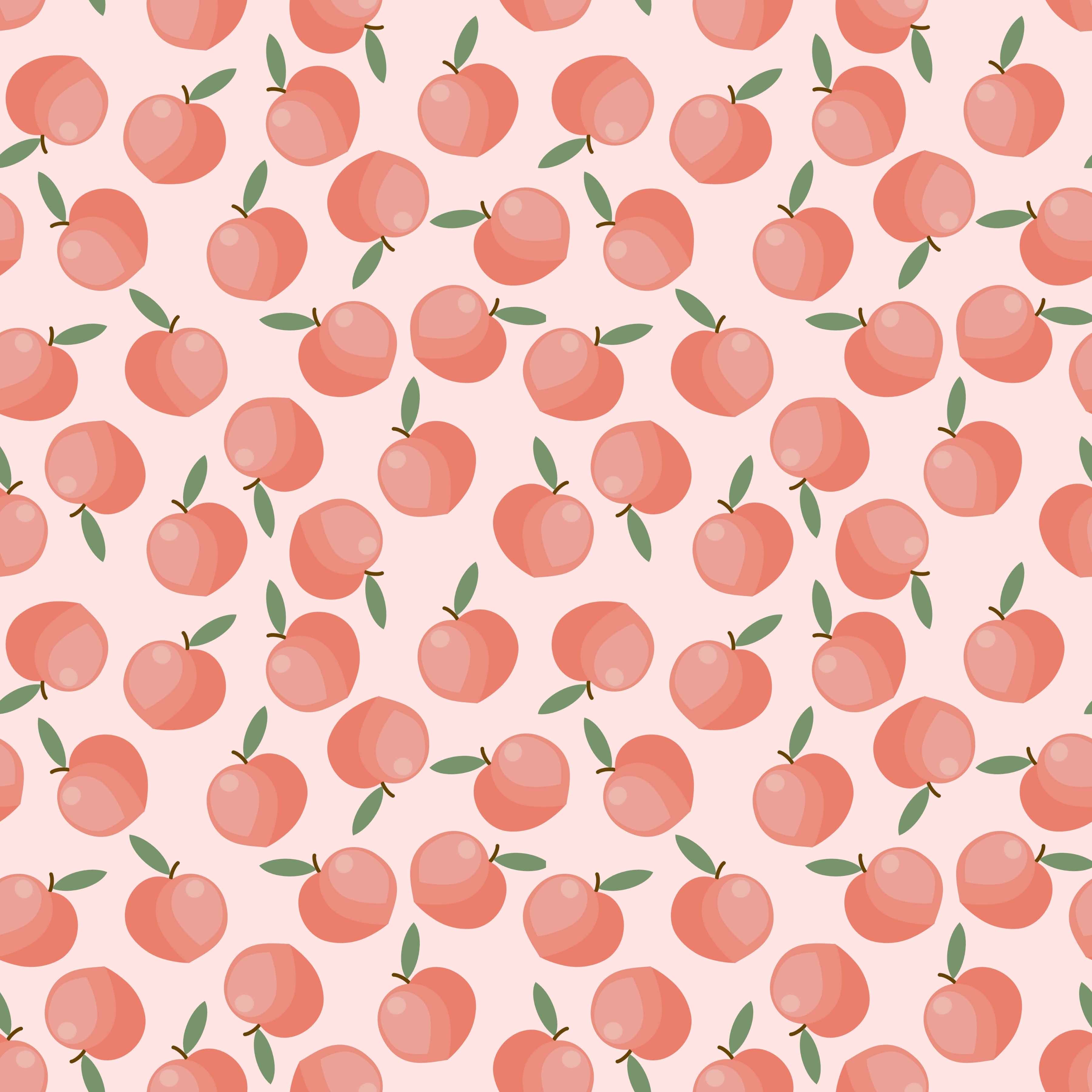 Cottage Chic Peach Seamless Digital Paper - CraftNest - Digital Crafting and Art