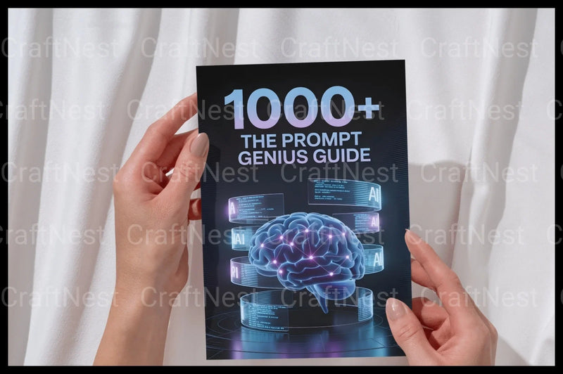 The Prompt Genius Guide: Mastering AI Prompts - CraftNest - Digital Crafting and Art