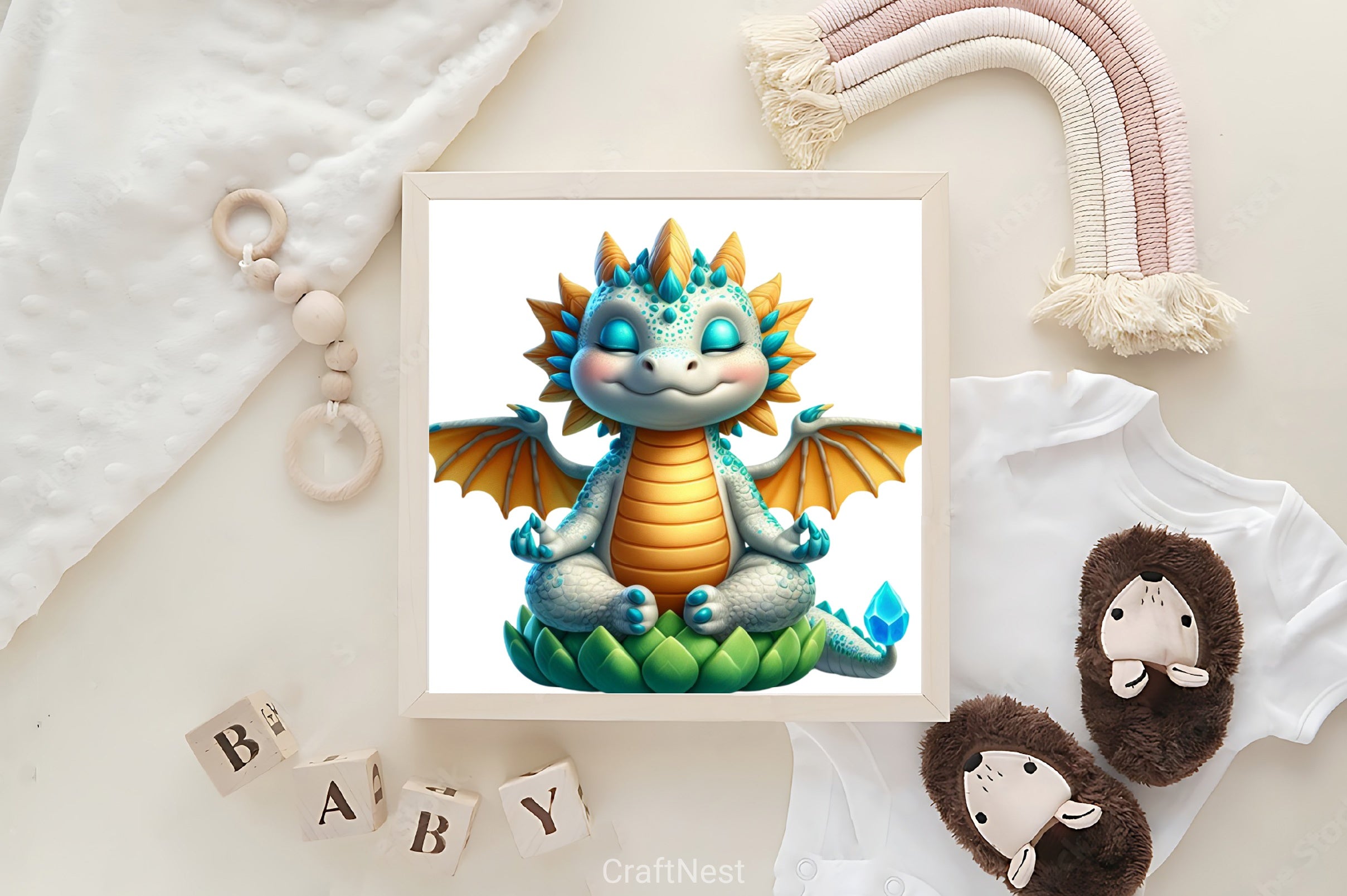 Yoga Dragon Clipart Bundle - CraftNest - Digital Crafting and Art