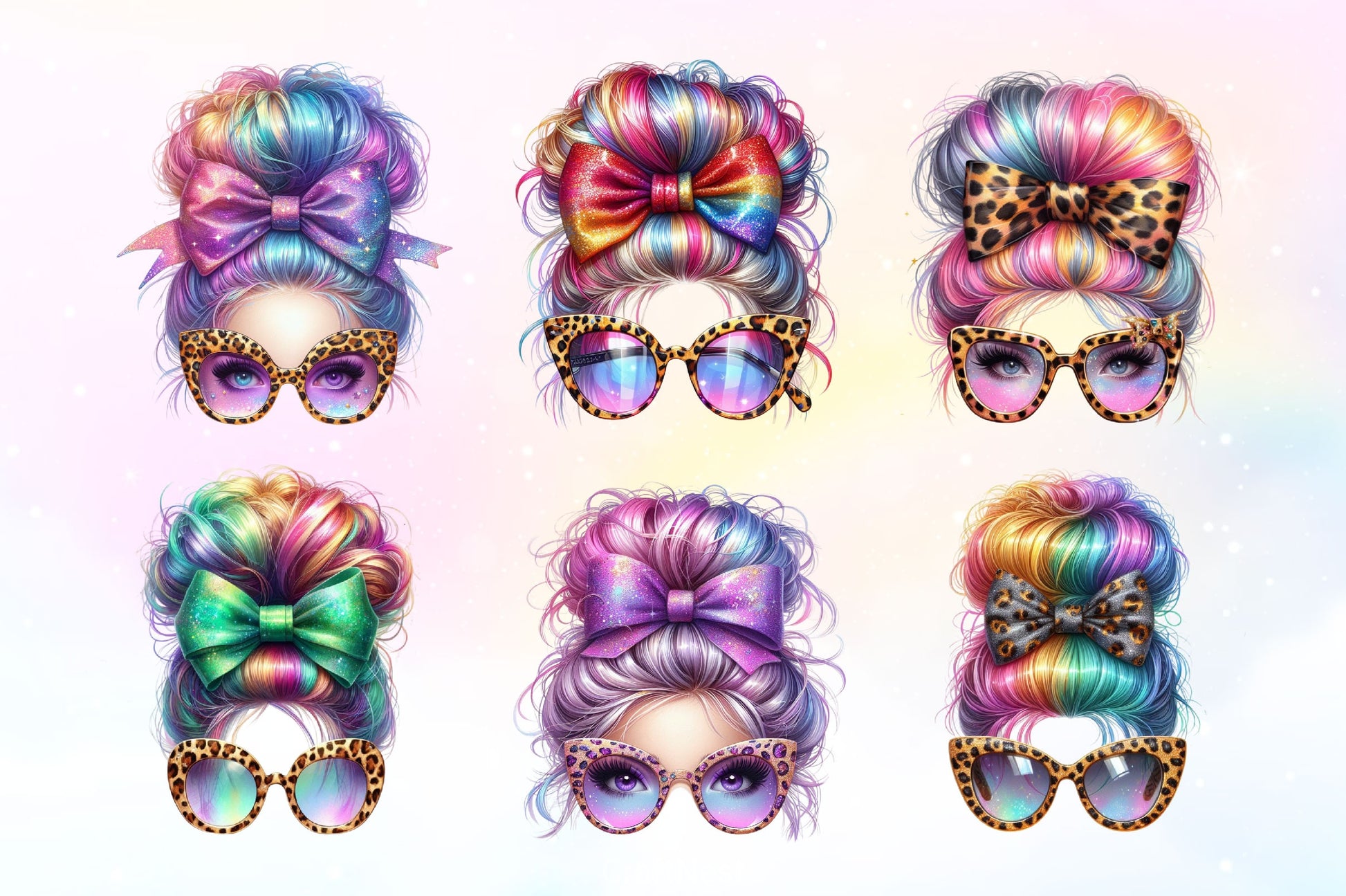 Messy Bun Mom Life Clipart Bundle 2 - CraftNest - Digital Crafting and Art