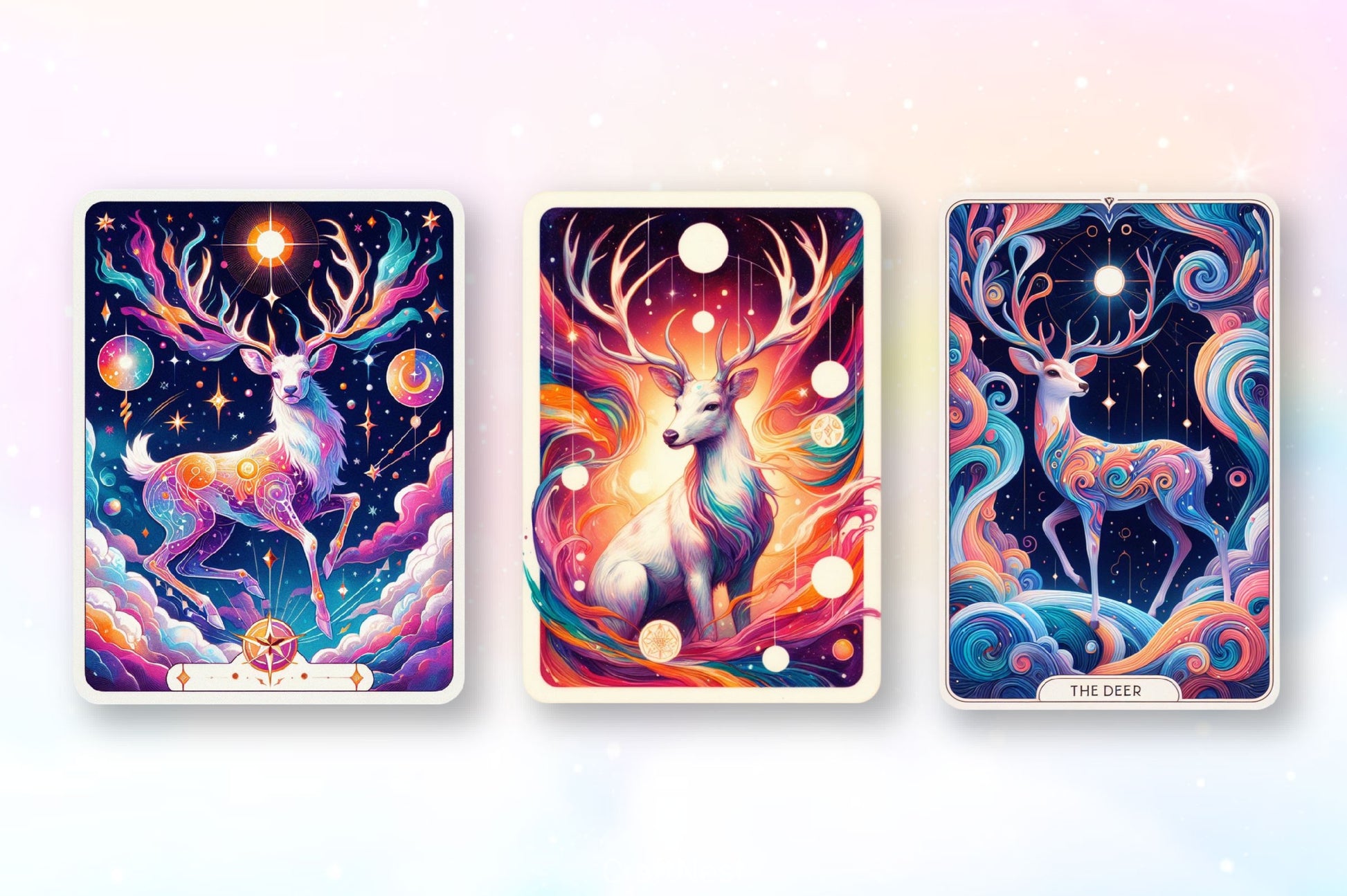 Deer Tarot Cards Clipart Bundle - CraftNest - Digital Crafting and Art