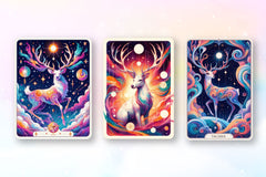 Deer Tarot Cards Clipart Bundle - CraftNest - Digital Crafting and Art