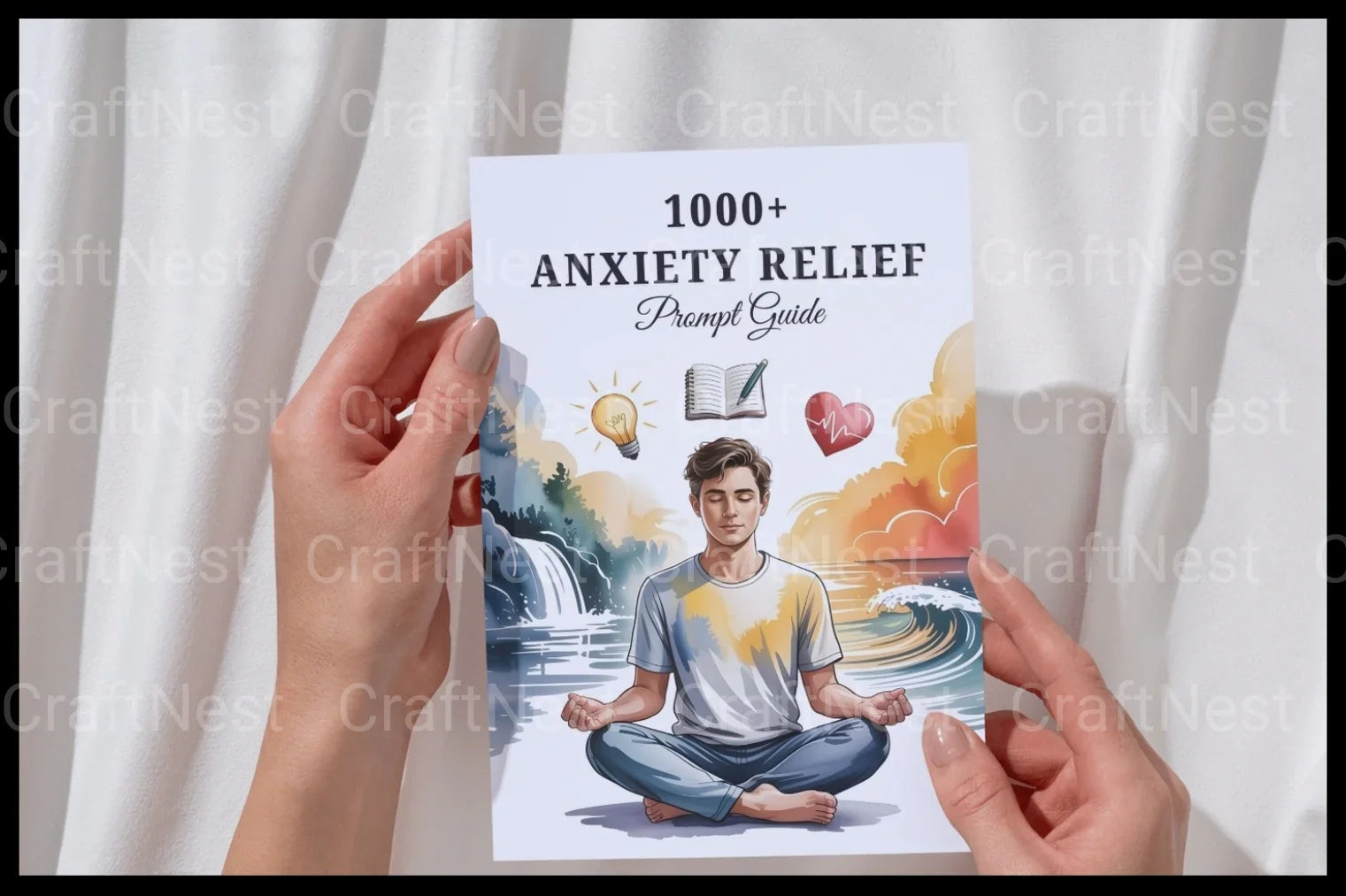 Anxiety Relief Prompt Guide - CraftNest - Digital Crafting and Art