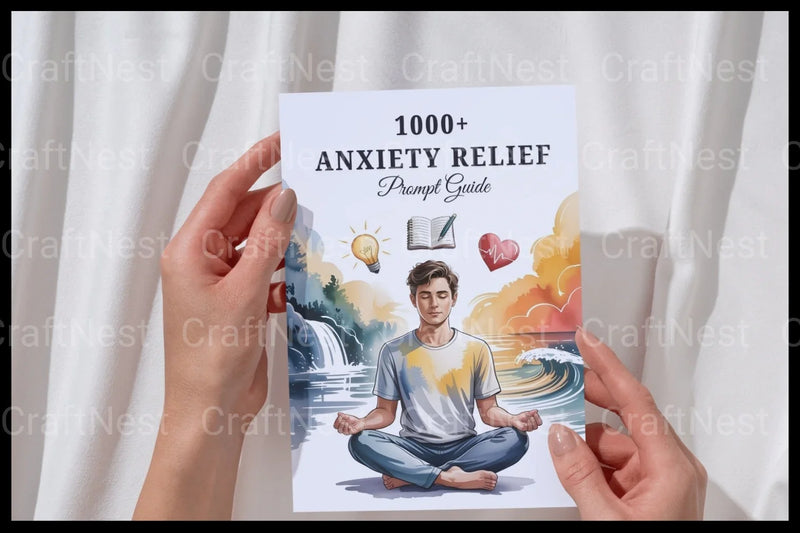 Anxiety Relief Prompt Guide - CraftNest - Digital Crafting and Art
