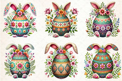 Spring Easter Egg Clipart Bundle - CraftNest - Digital Crafting and Art