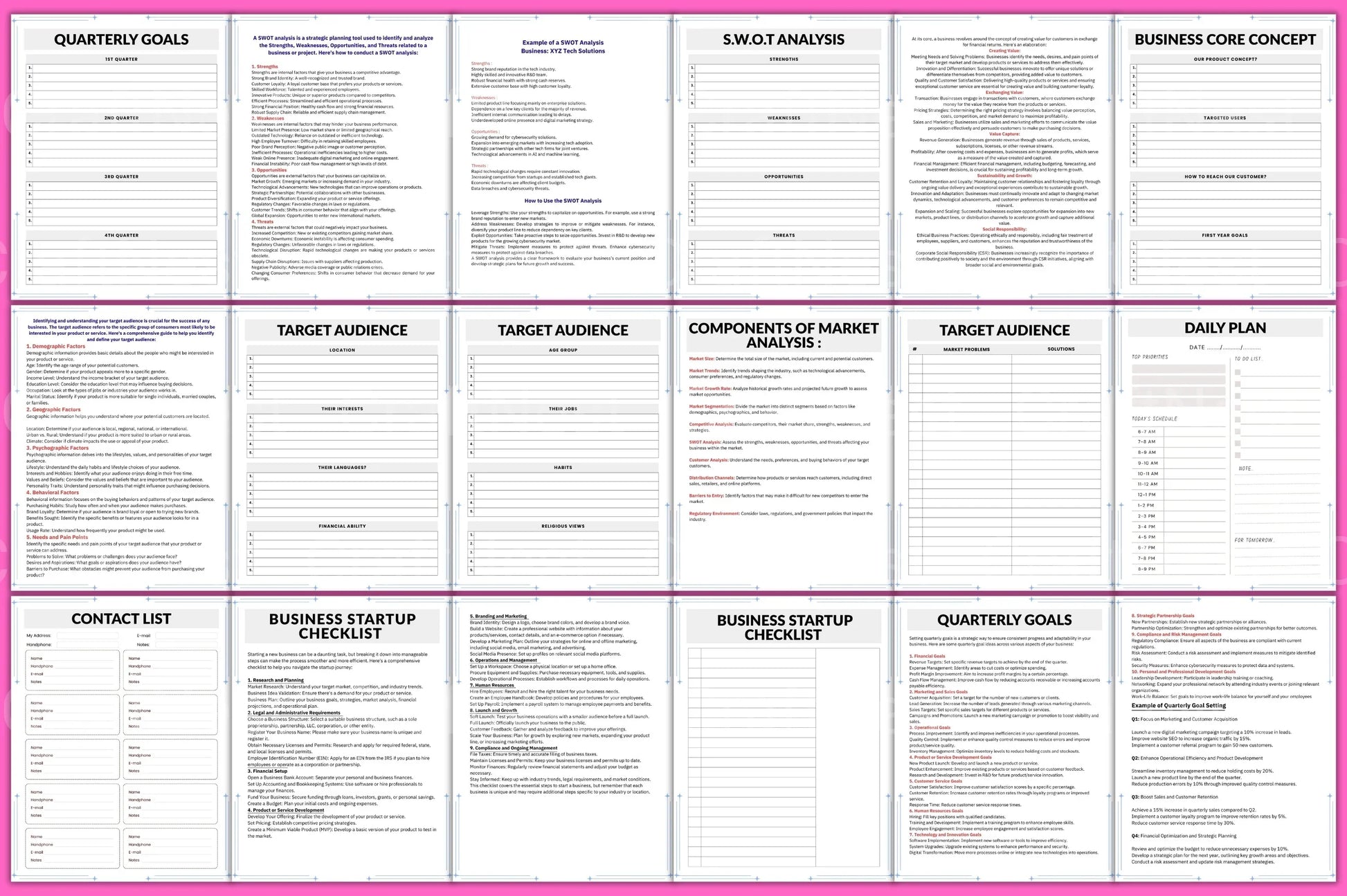 Business Workbook Guide - CraftNest - Digital Crafting and Art
