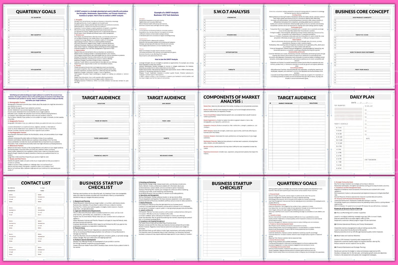 Business Workbook Guide - CraftNest - Digital Crafting and Art