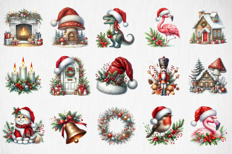 Christmas Clipart Bundle 13 - CraftNest - Digital Crafting and Art