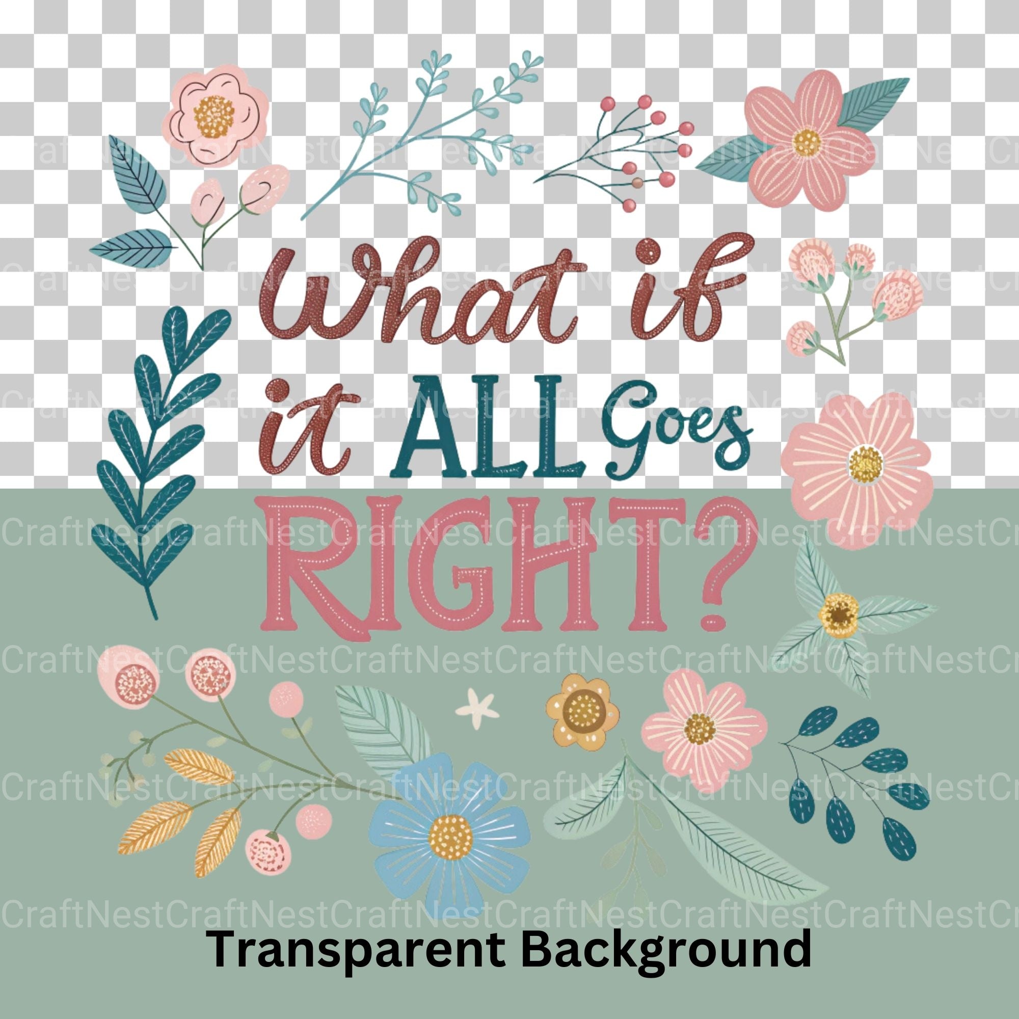 Positive Affirmations Girl Power Clipart Bundle - CraftNest - Digital Crafting and Art