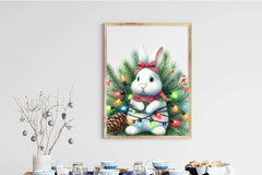 Christmas Rabbit Clipart Bundle - CraftNest - Digital Crafting and Art