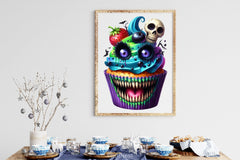 Scary Halloween Cupcake Clipart Bundle 2 - CraftNest - Digital Crafting and Art