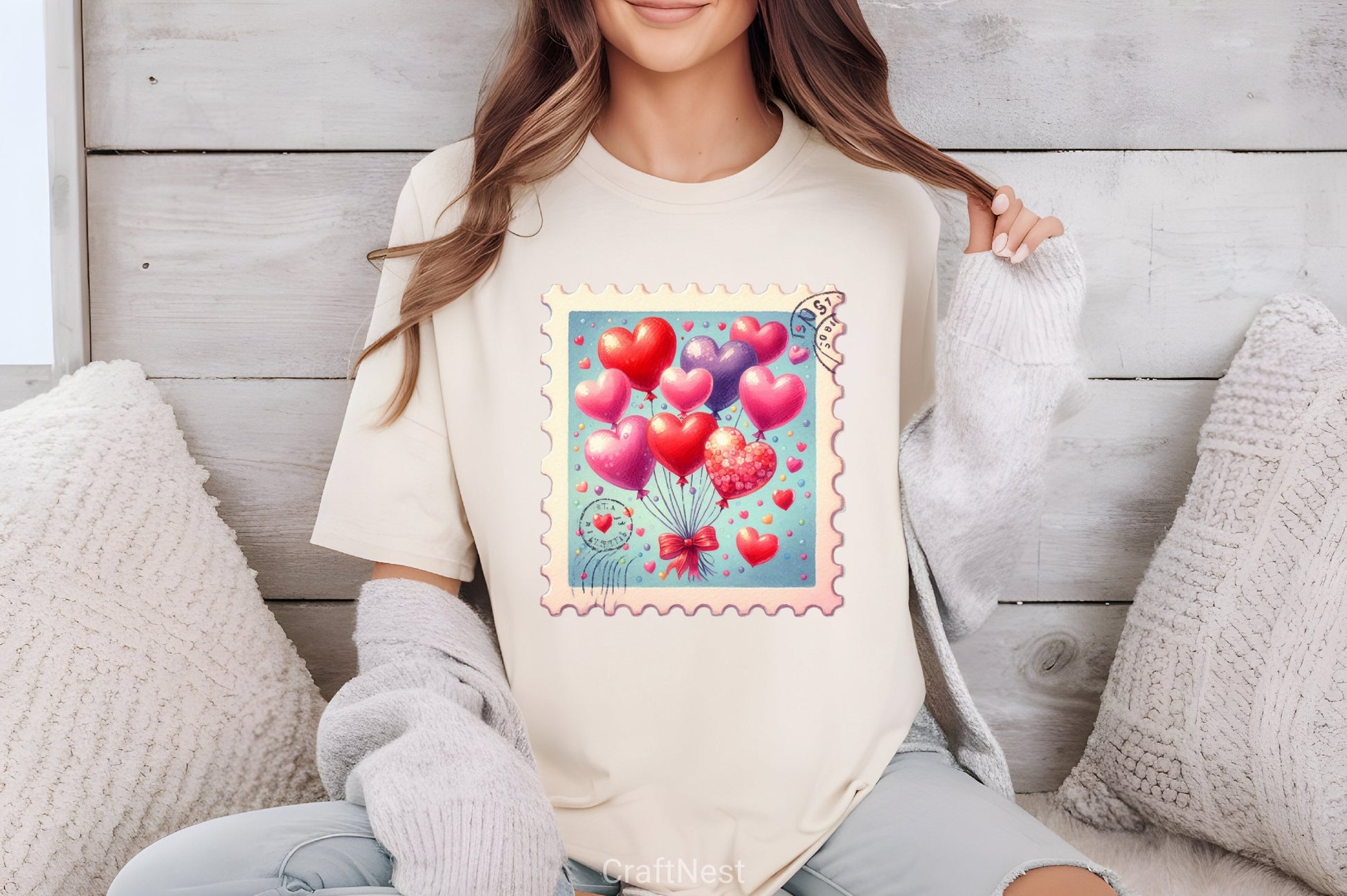 Vintage Valentine Stamps Clipart Bundle - CraftNest - Digital Crafting and Art