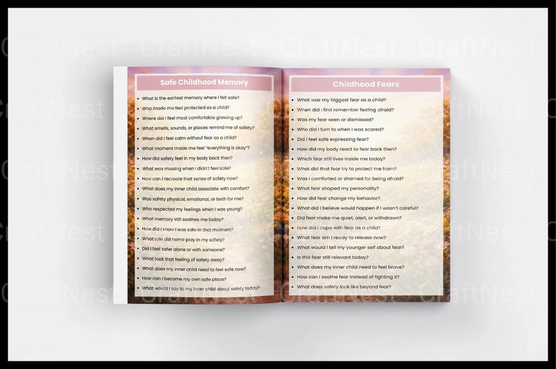 Inner Child Healing Prompts for Personal Growth - CraftNest - Digital Crafting and Art
