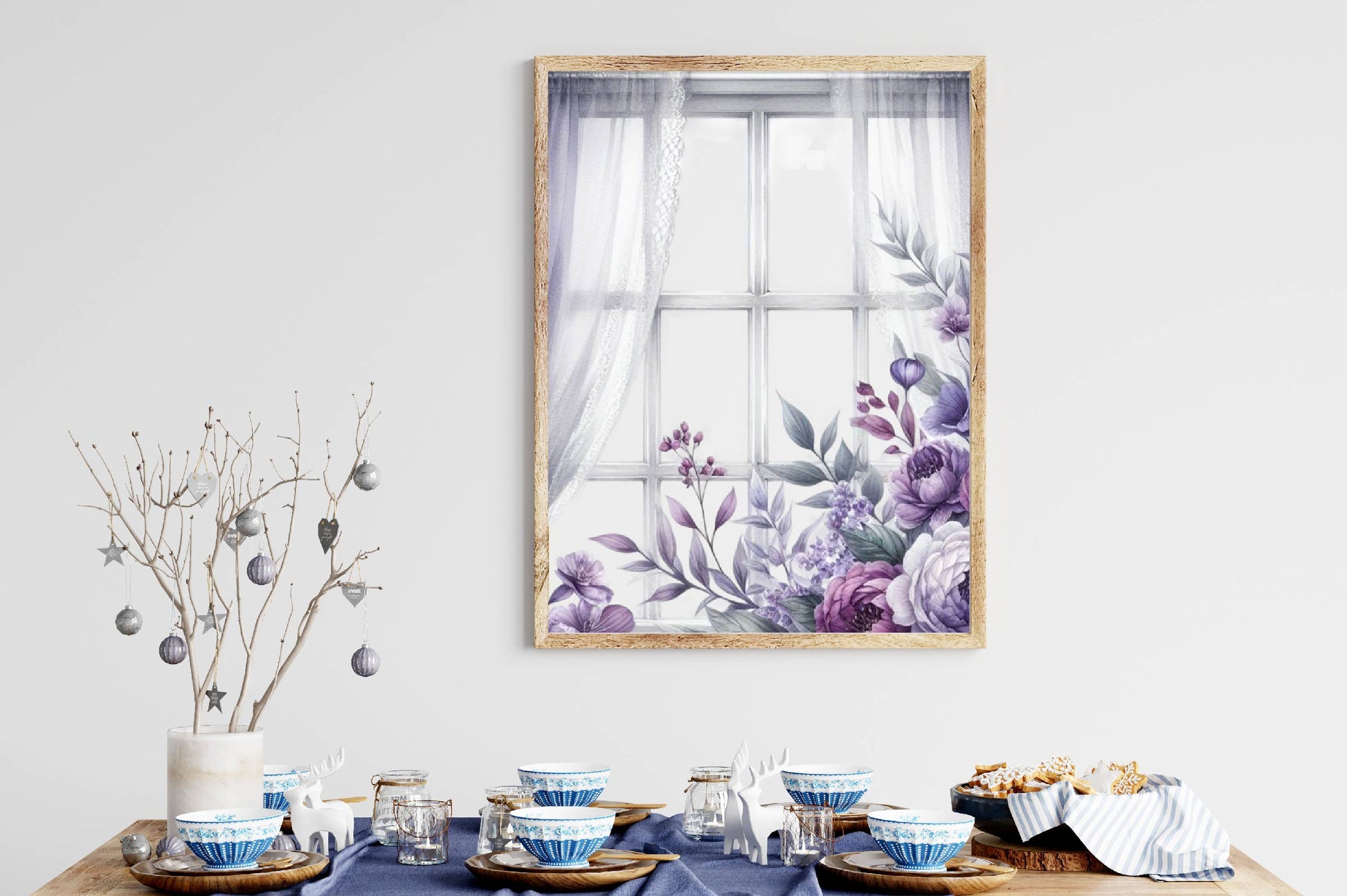 Purple Floral Windows Clipart Bundle - CraftNest - Digital Crafting and Art