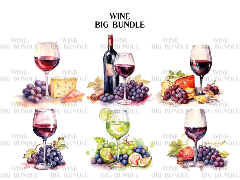 Wine Clipart - CraftNest