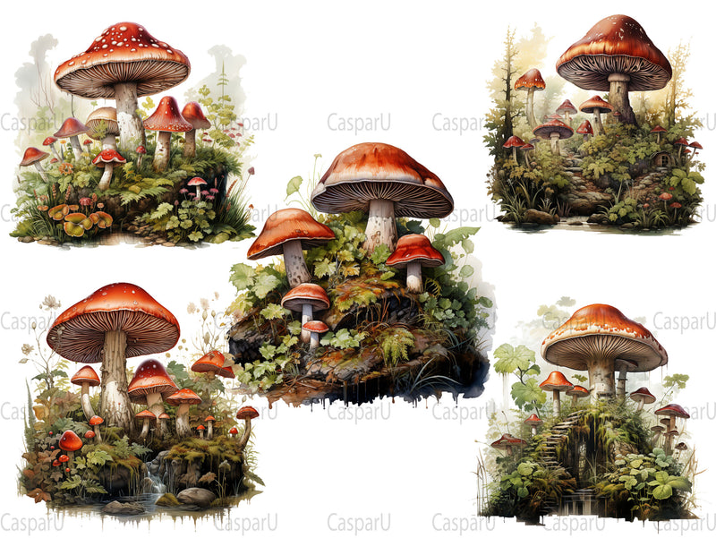 Mushroom And Fungus Clipart - CraftNest