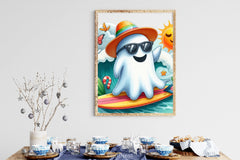 Playful Ghost Surfing Clipart Bundle - CraftNest - Digital Crafting and Art