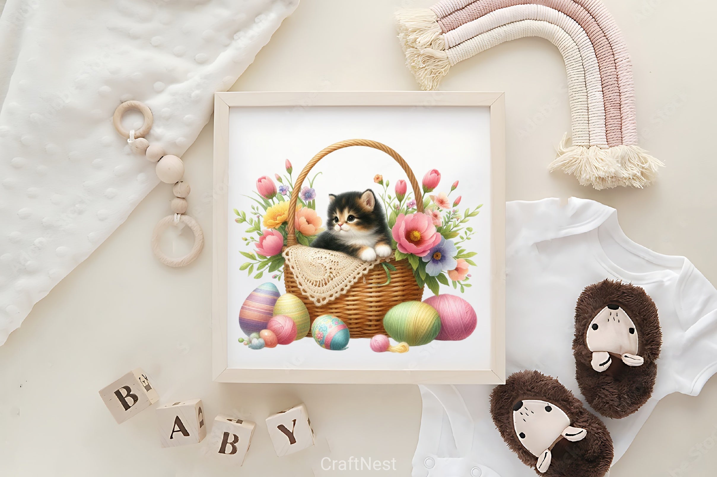 Easter Cat Clipart Bundle - CraftNest - Digital Crafting and Art