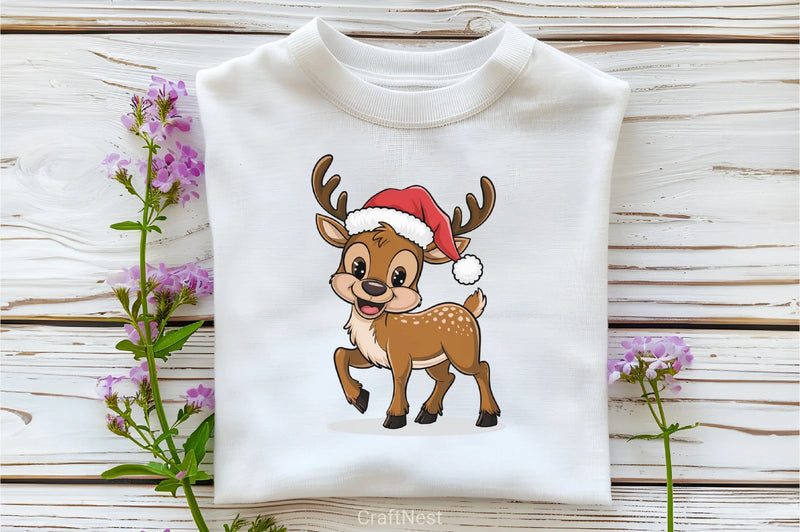 Christmas Reindeer Clipart Bundle 3 - CraftNest - Digital Crafting and Art