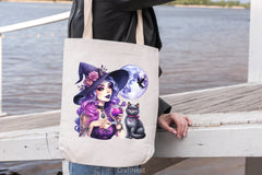 Halloween Witch Girl Clipart Bundle 5 - CraftNest - Digital Crafting and Art