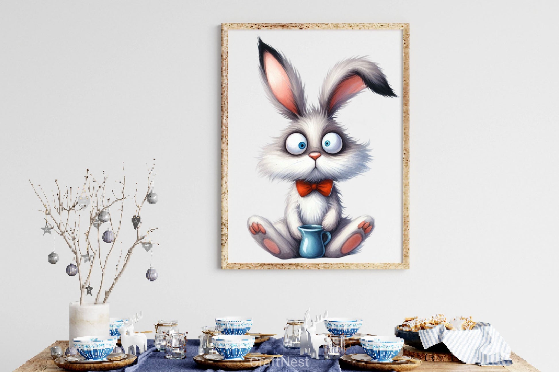Cute Bunny Bunny Rabbit Clipart Bundle - CraftNest - Digital Crafting and Art