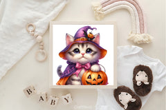 Cute Halloween Cat Clipart Bundle - CraftNest - Digital Crafting and Art