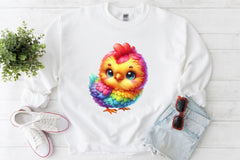 Cute Baby Chicken Clipart Bundle - CraftNest - Digital Crafting and Art