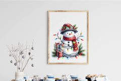Cute Snowman Clipart Bundle 1 - CraftNest - Digital Crafting and Art