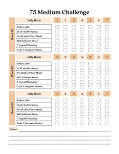 Medium Challenge Tracker: Stay Organized and Motivated - CraftNest - Digital Crafting and Art