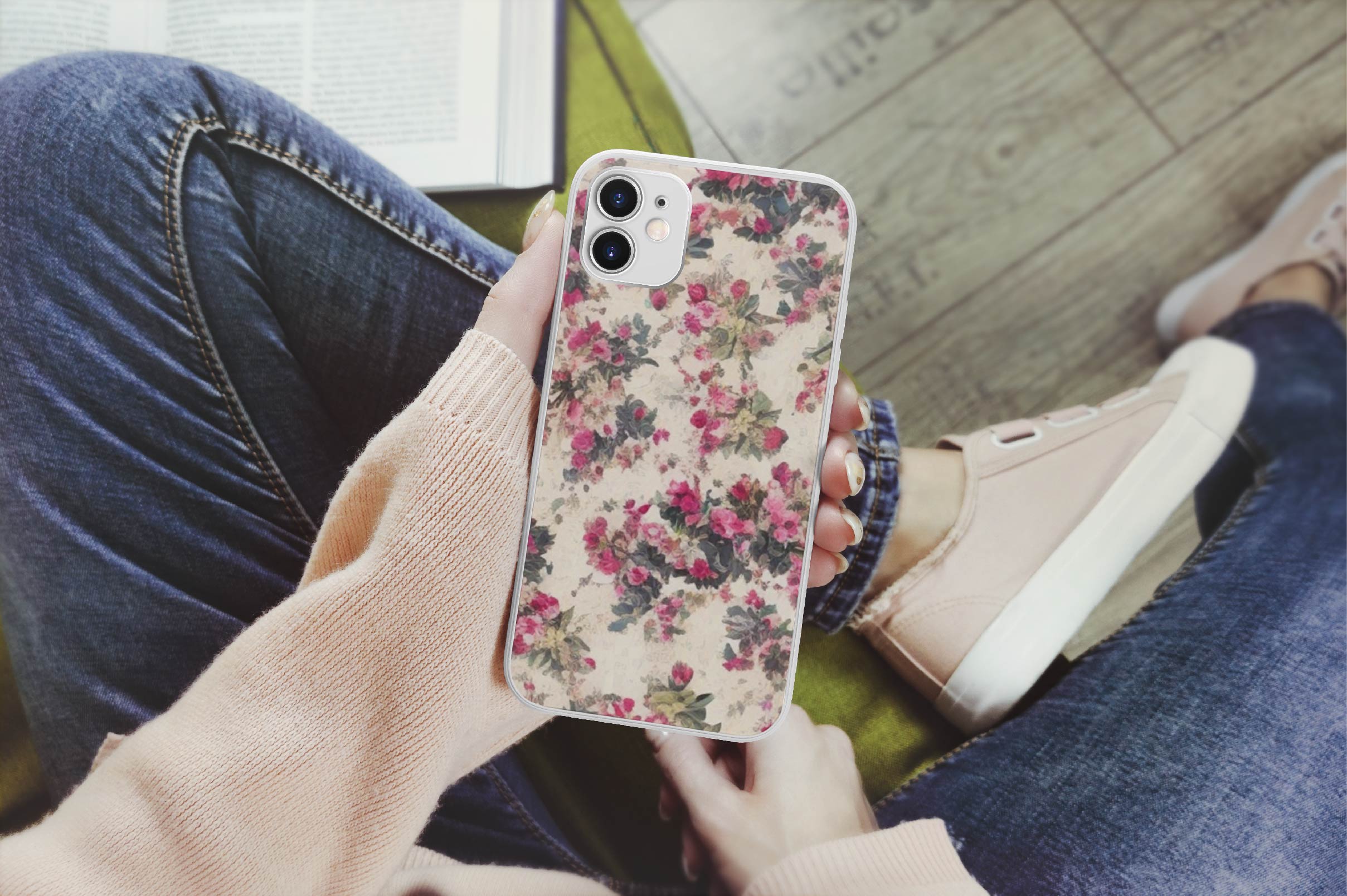 Elegant Vintage Flowers Pattern Clipart Bundle - CraftNest - Digital Crafting and Art