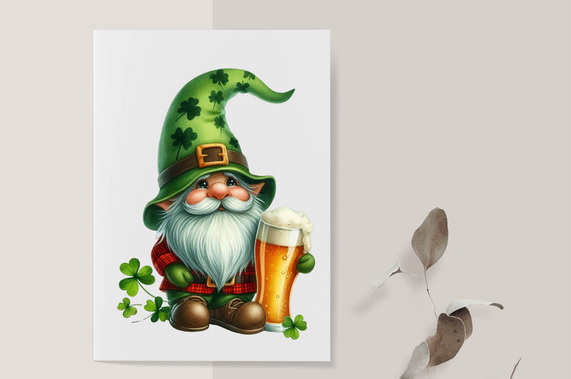 St Patrick'S Gnome Clipart Bundle - CraftNest - Digital Crafting and Art