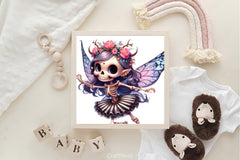 Cute Fairy Skeleton Clipart Bundle - CraftNest - Digital Crafting and Art