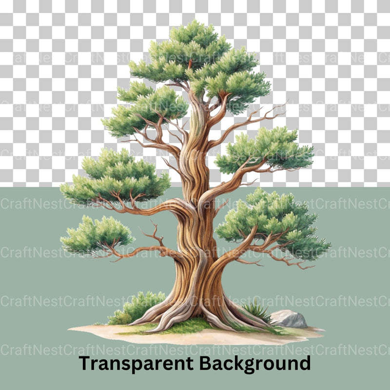 Pine Trees Clipart Bundle - CraftNest - Digital Crafting and Art