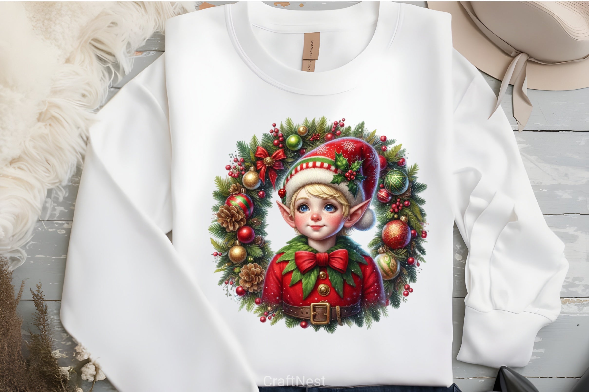 Christmas Elf Clipart Bundle - CraftNest - Digital Crafting and Art