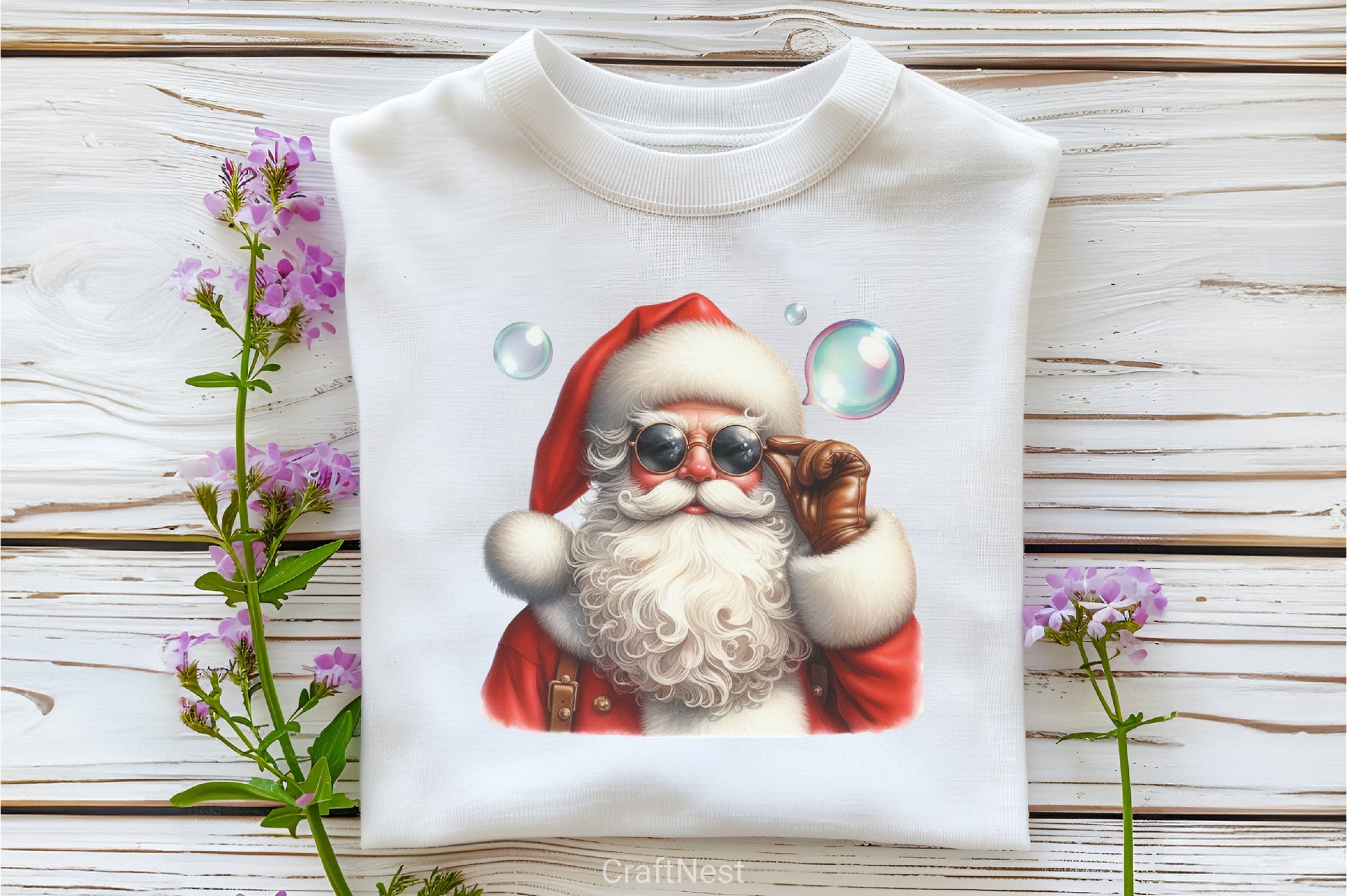 Santa Bubble Clipart Bundle - CraftNest - Digital Crafting and Art