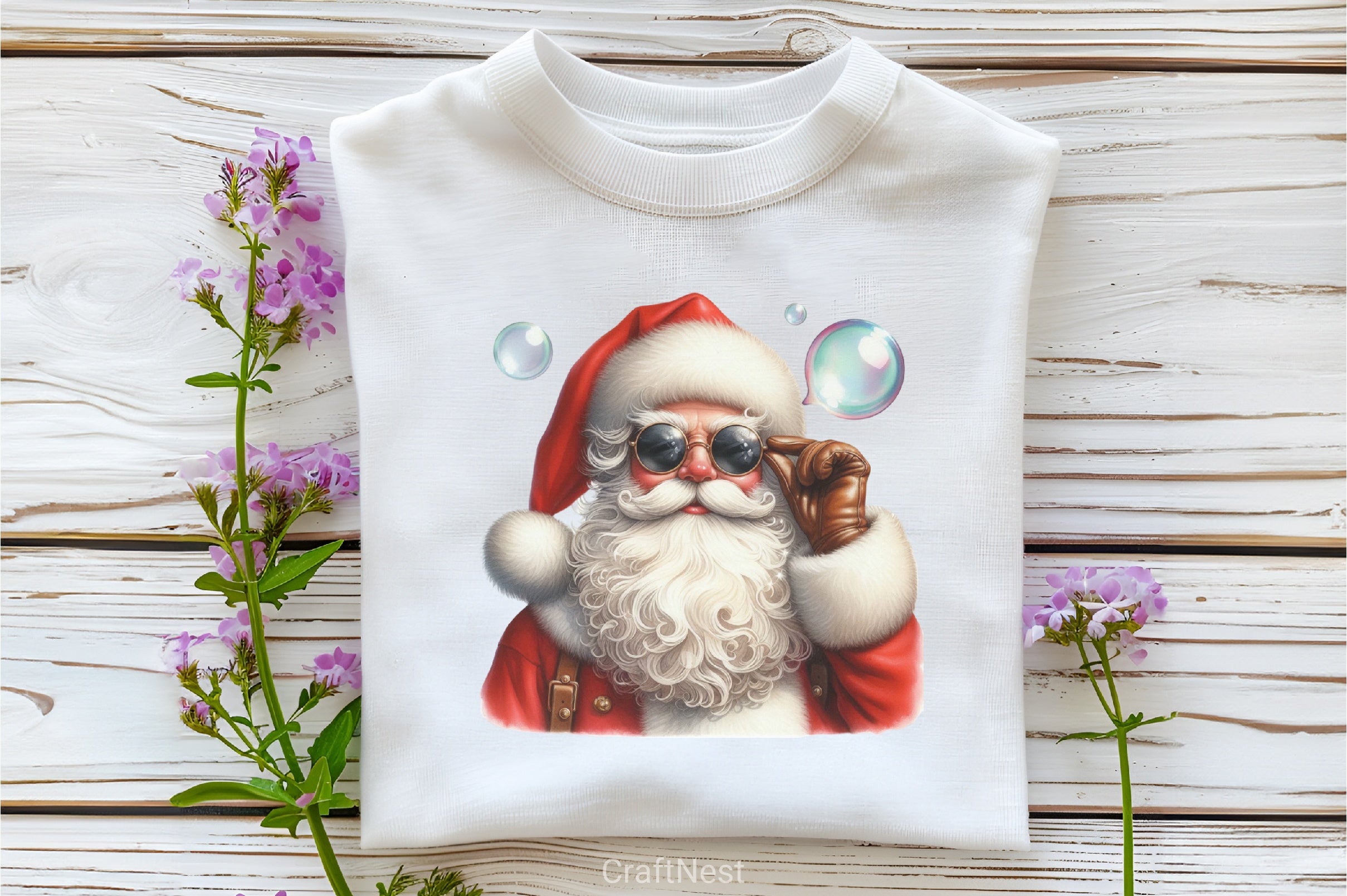 Santa Bubble Clipart Bundle - CraftNest - Digital Crafting and Art