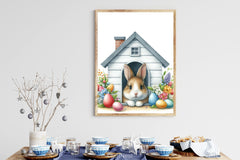 Easter Bunny Peeking Clipart Bundle 21 - CraftNest - Digital Crafting and Art