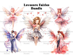 Lovecore Fairies Clipart - CraftNest