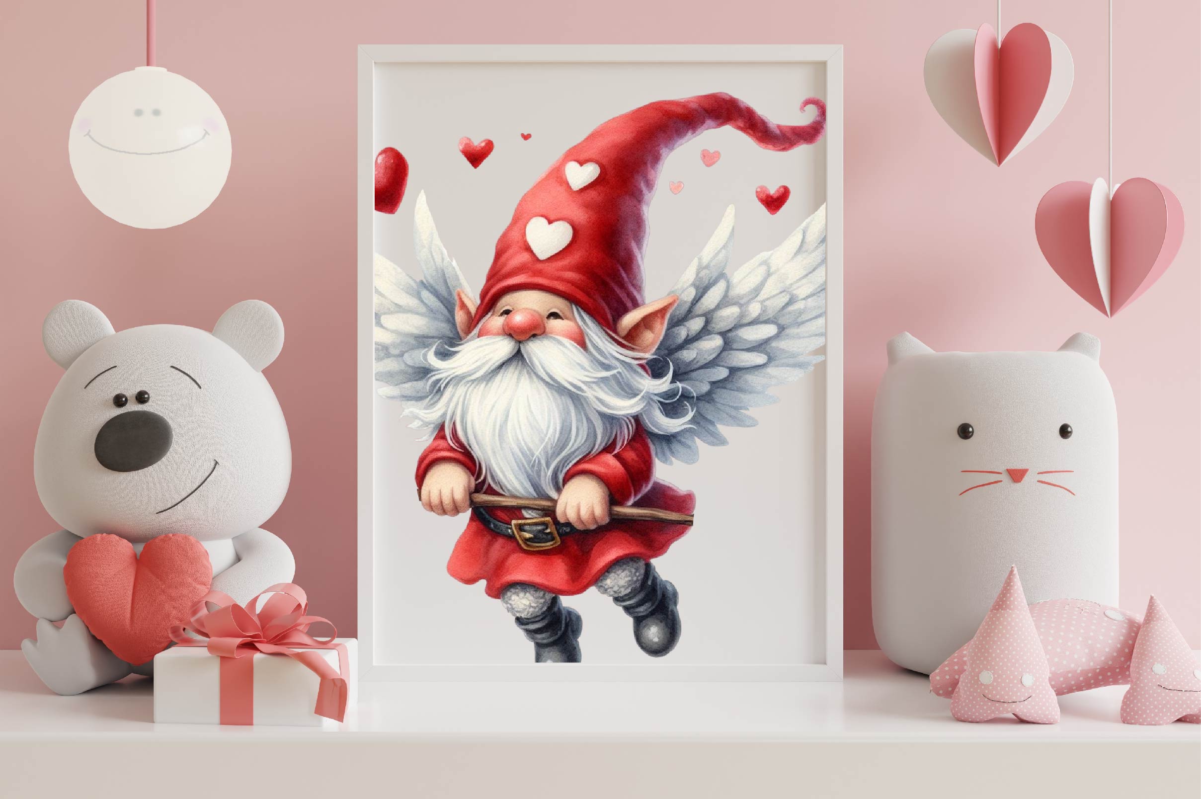 Flying Gnome Clipart Bundle - CraftNest - Digital Crafting and Art