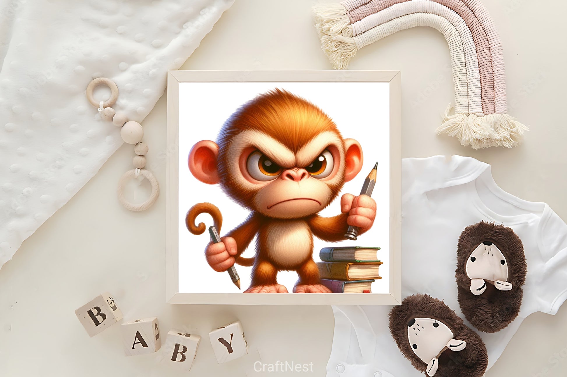 Angry Monkey Clipart Bundle - CraftNest - Digital Crafting and Art