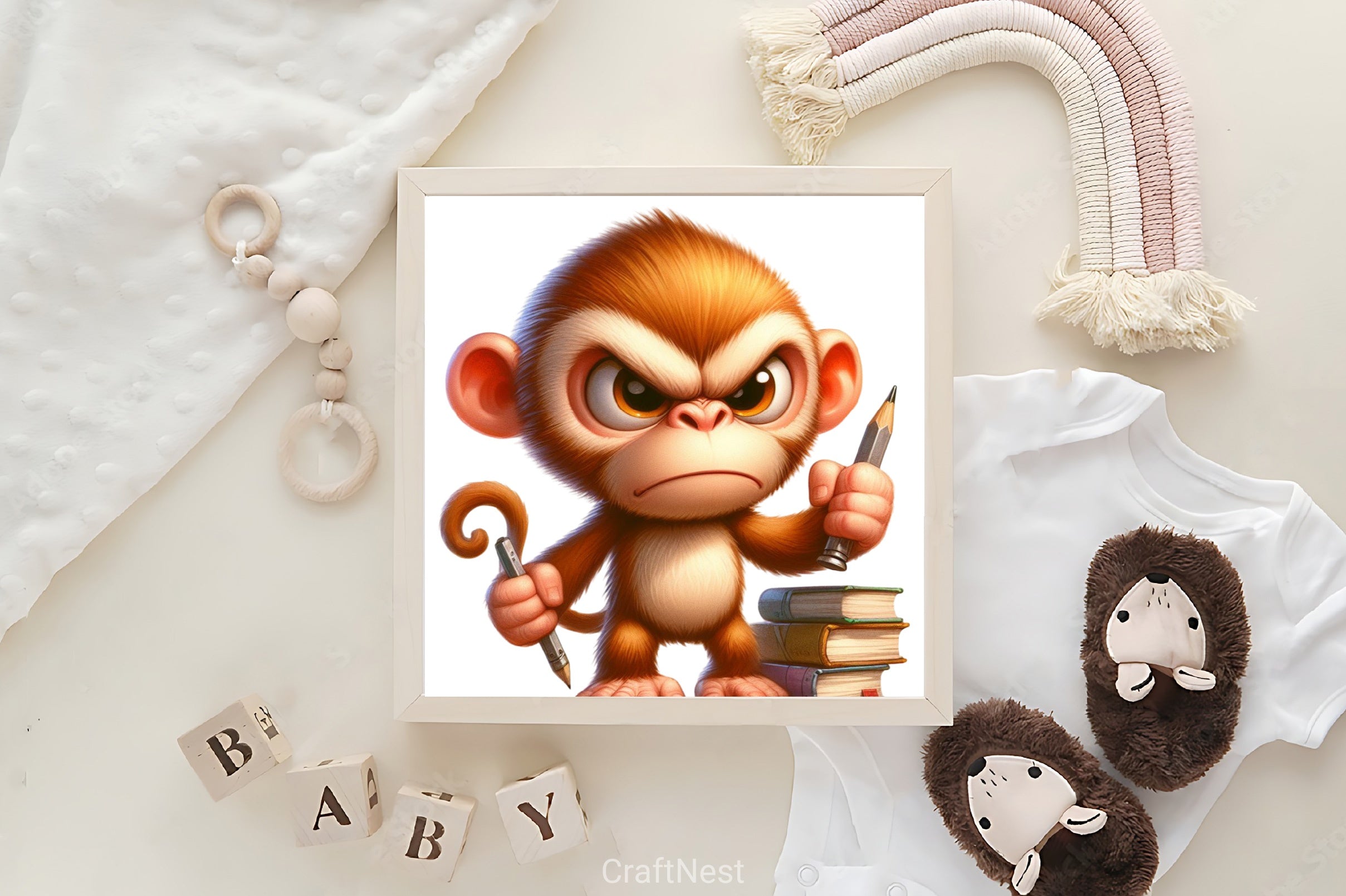 Angry Monkey Clipart Bundle - CraftNest - Digital Crafting and Art