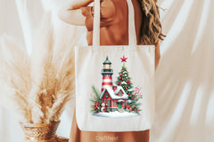 Lighthouse Christmas Clipart Bundle 1 - CraftNest - Digital Crafting and Art