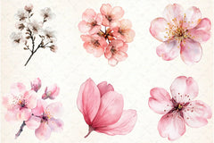 Cherry Blossom Clipart Bundle - CraftNest - Digital Crafting and Art