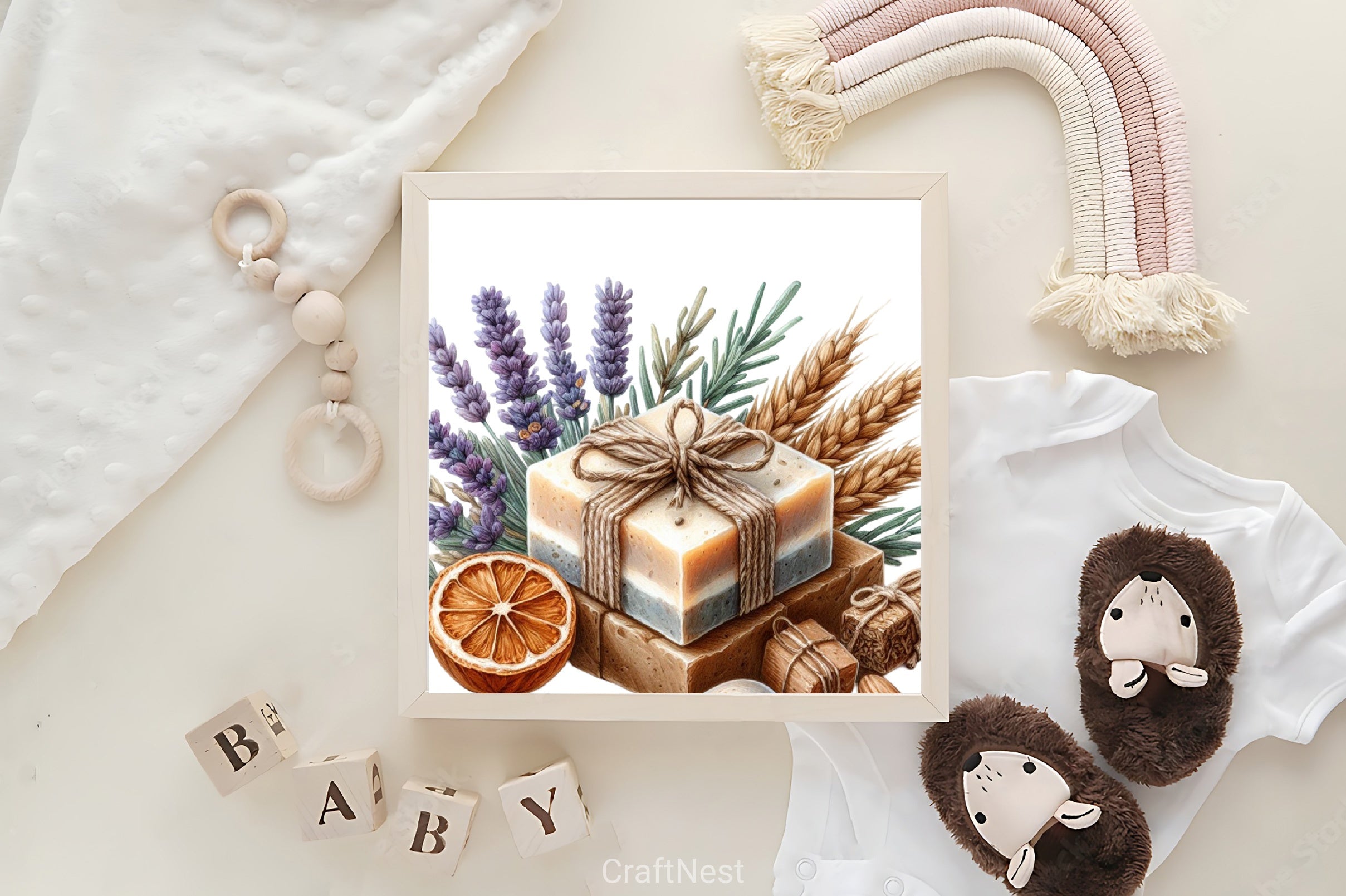 Organic Soap Clipart Bundle - CraftNest - Digital Crafting and Art